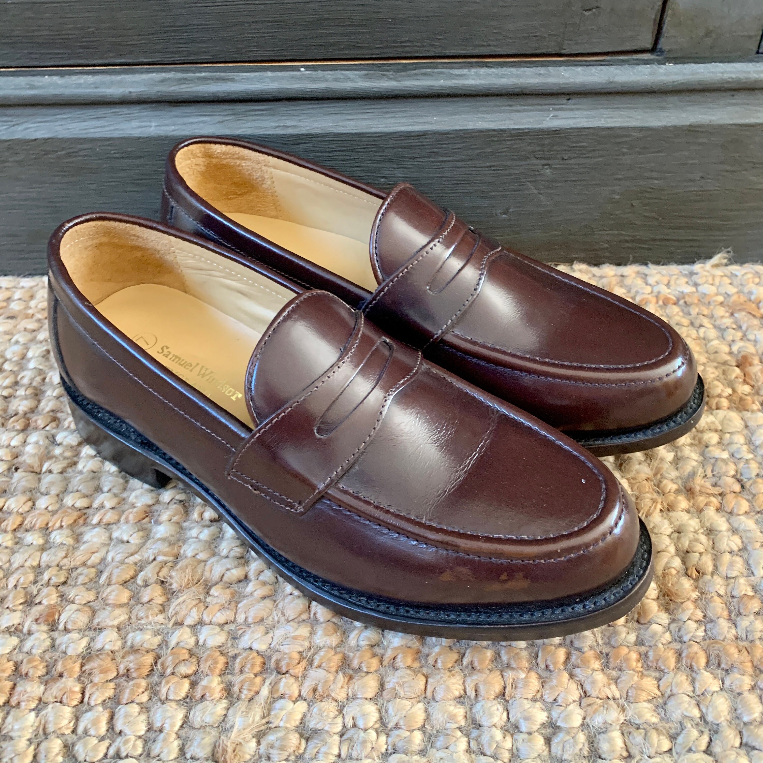 英Samuel Windsor★27.5㎝■ローファー/スリッポン/90ｓ/80 楽天市場】古着 Samuel Windsor タッセルローファー 英国製 UK10