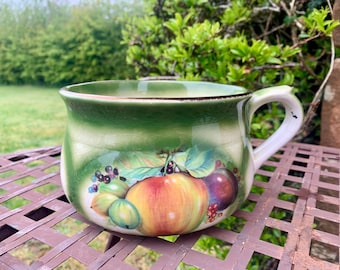 Jardiniere/bowl/flower Pot K. H. Pottery Staffordshire, Green