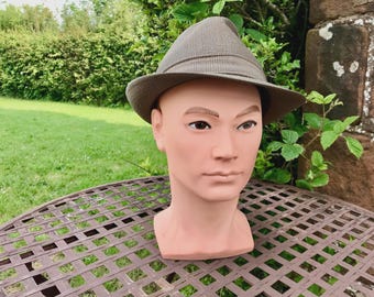 1940s Delightful Dove Grey Fedora | Vintage 40s Silver Gray Fur