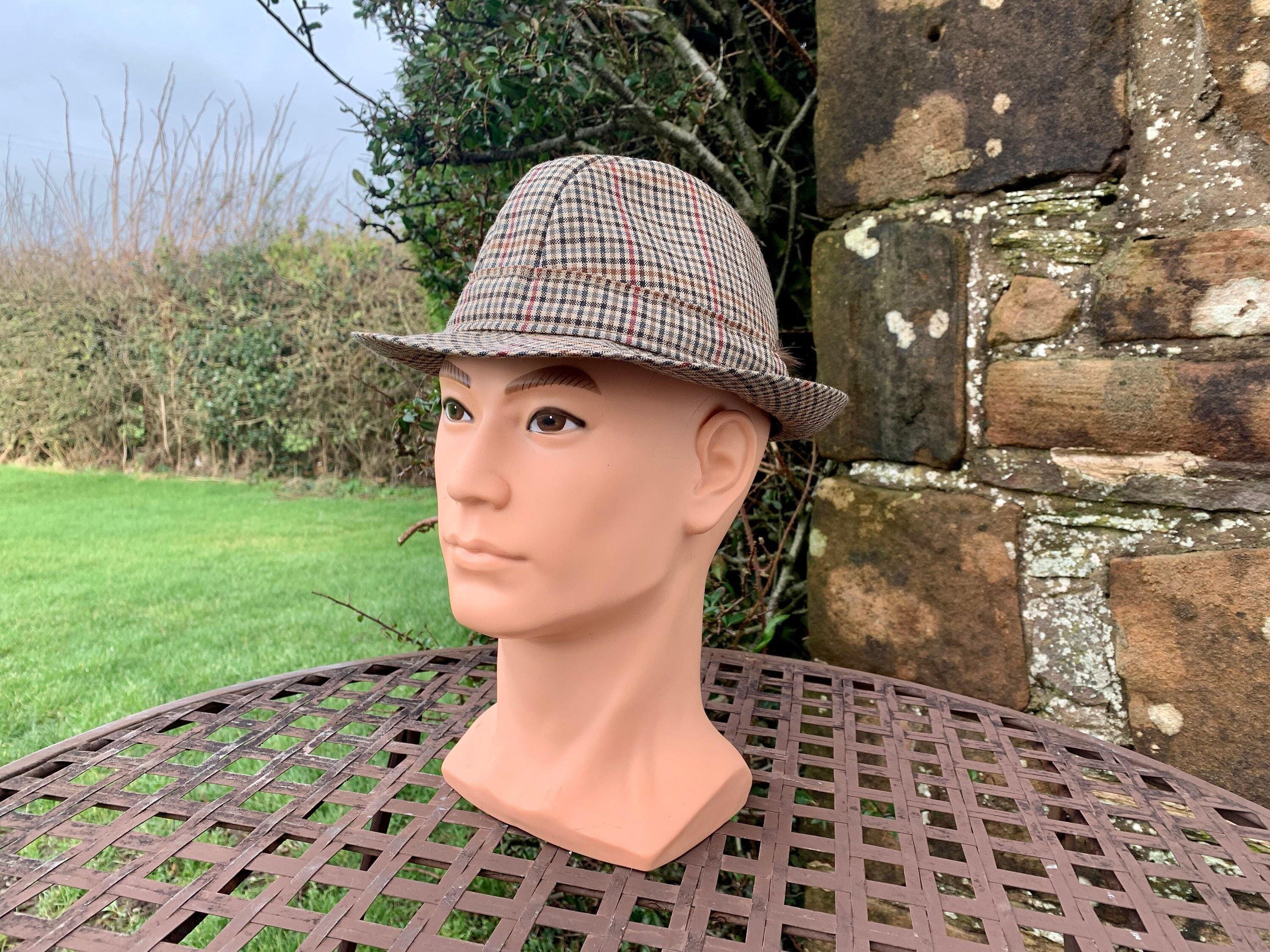 DUNN&CO 英国製ボーラーハット 1940sヴィンテージ Lサイズ STETSON 1940s メダリスト ボーラーハット ブラック ヴィンテージ