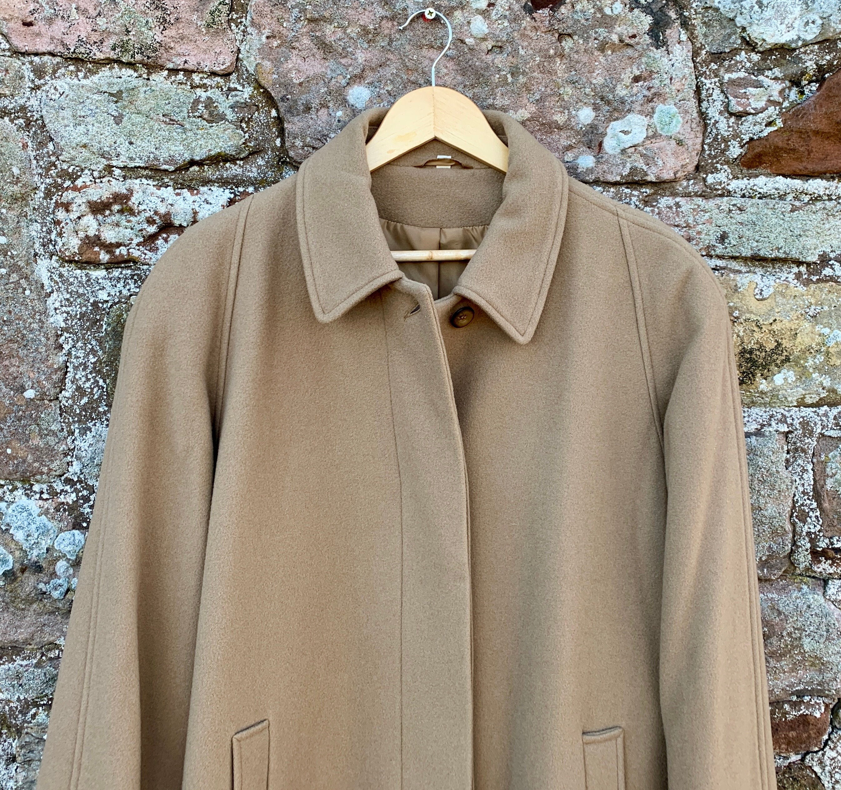 Ladies camel shop crombie coat