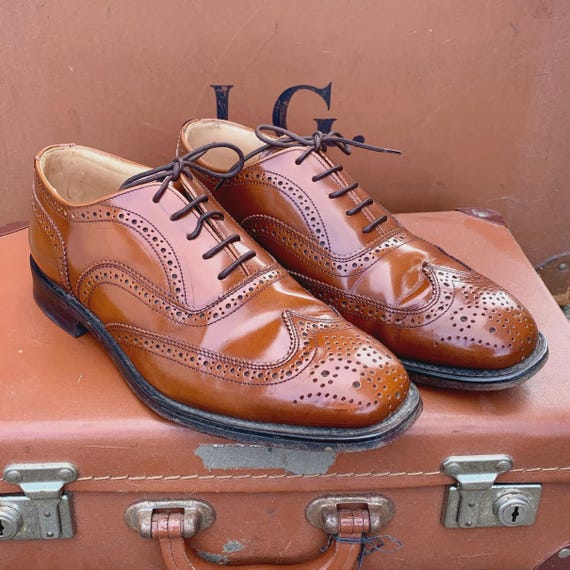 Vintage Classic Brown Leather Men\'s Brogues Men main image 3