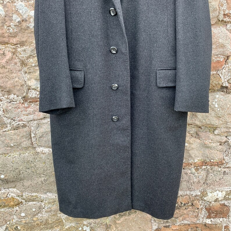 Classic 1980s Mens English Heavyweight Crombie Style Overcoat Etsy