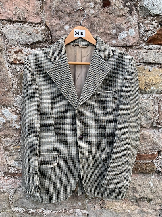ジャケット・アウター DUNN & CO. HARRIS TWEED HACKING JACKET DUNN & Co ハッキングジャケット - ヴィンテージオールドスクール