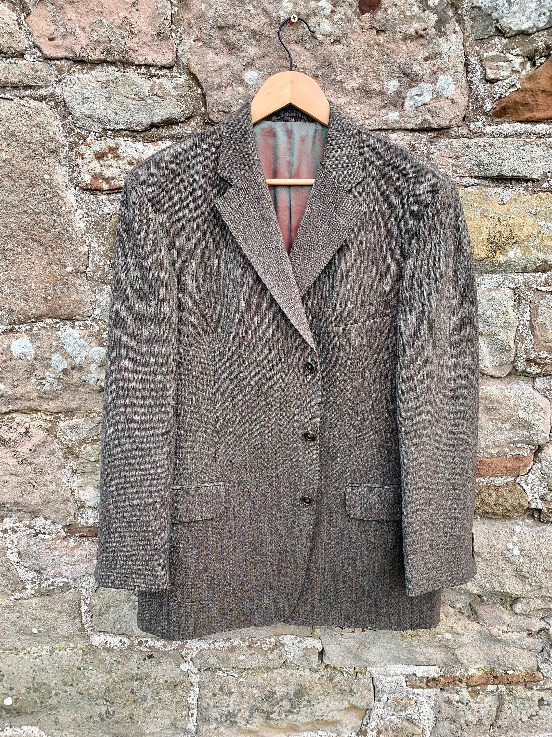 MENS SCOTTISH HACKING Jacket - Vintage Superior Quality 3 Button Fine ...