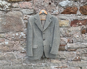 DUNN & Co Hacking Jacket - Vintage Old School Harris Tweed Hacking 