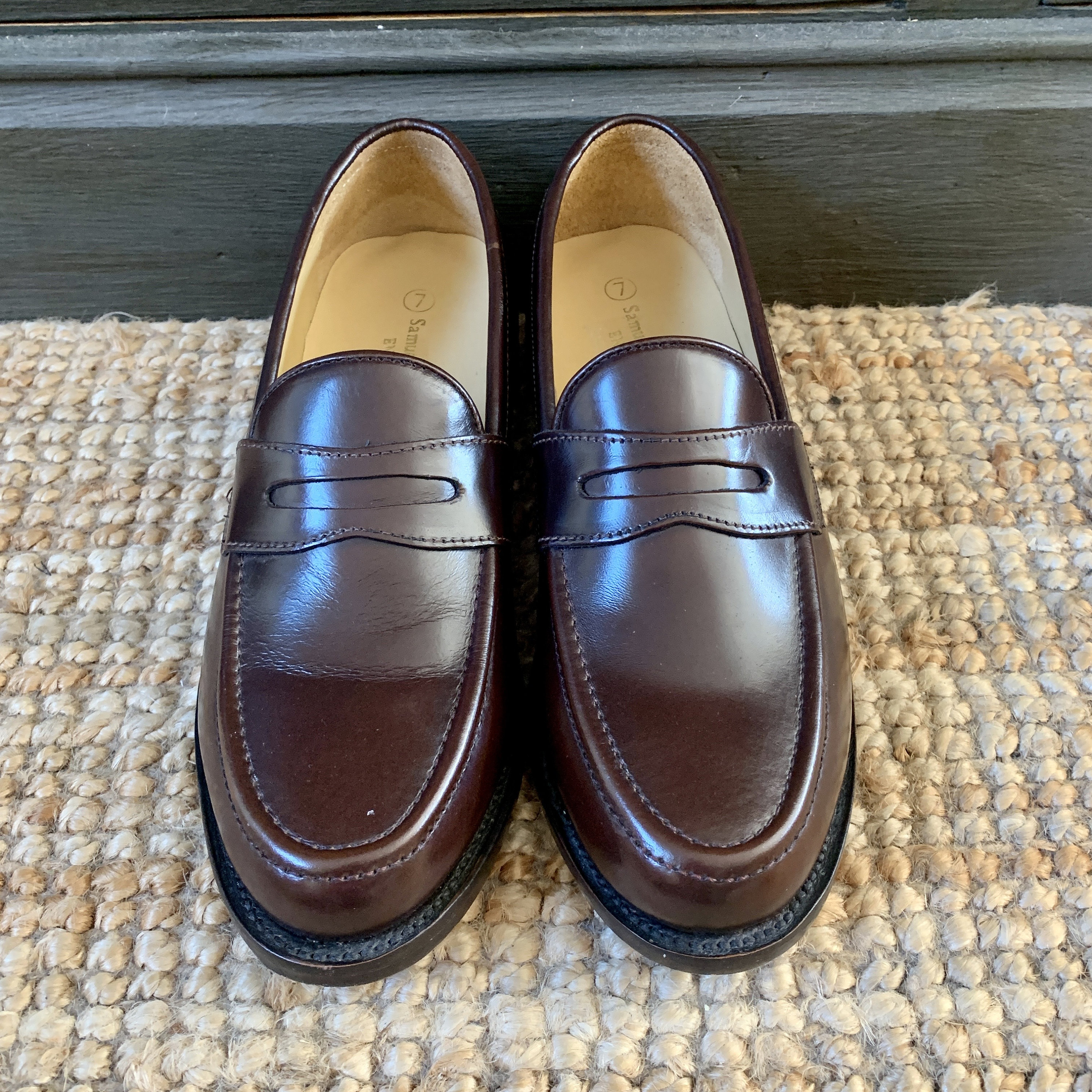 Penny Loafer English Hand Made Shoes by Samuel Windsor of