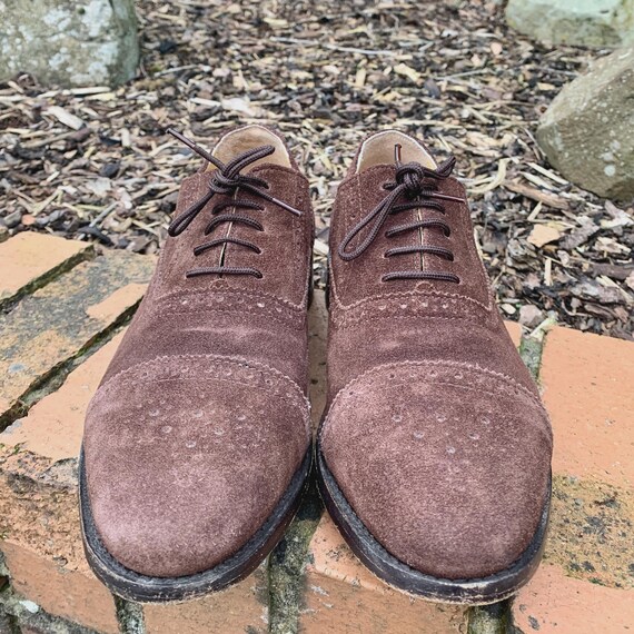 English Samuel Windsor Handmade Shoes / Oxford Lace up Handmade