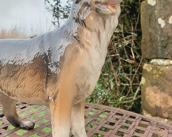 美しい大きなヴィンテージのジャーマンシェパードまたはアルザス犬の