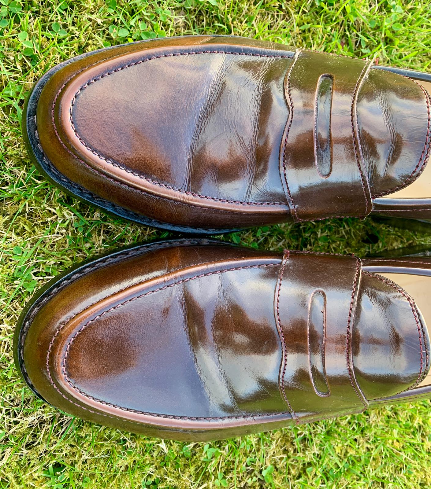Penny Loafer English Hand Made Shoes by Samuel Windsor of  display picture 1