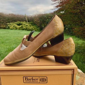 VINTAGE DAMSKOR - Retro högkvalitativa fina Rangoni Rogerson italienska damskor - Handgjorda i Italien