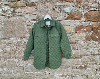 DAMES Jacket SHIRT - Chemise boutonnée matelassée ou veste parfaite pour promener son chien ou veste de corvée, manteau de grange