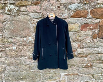 Wool Cashmere Coat – Kesta of London, UK Size 16