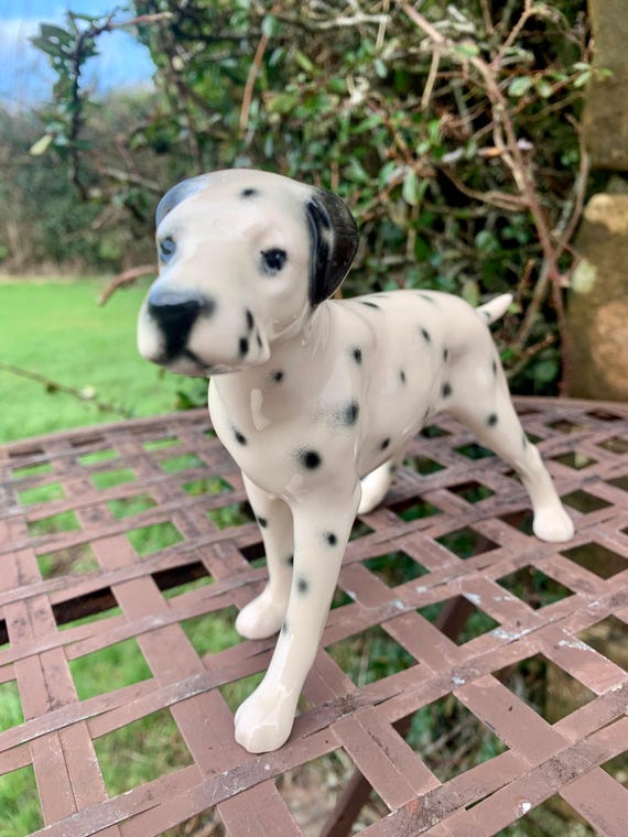 Vintage Rare Dalmatian Dog Ornament Spotty Dog