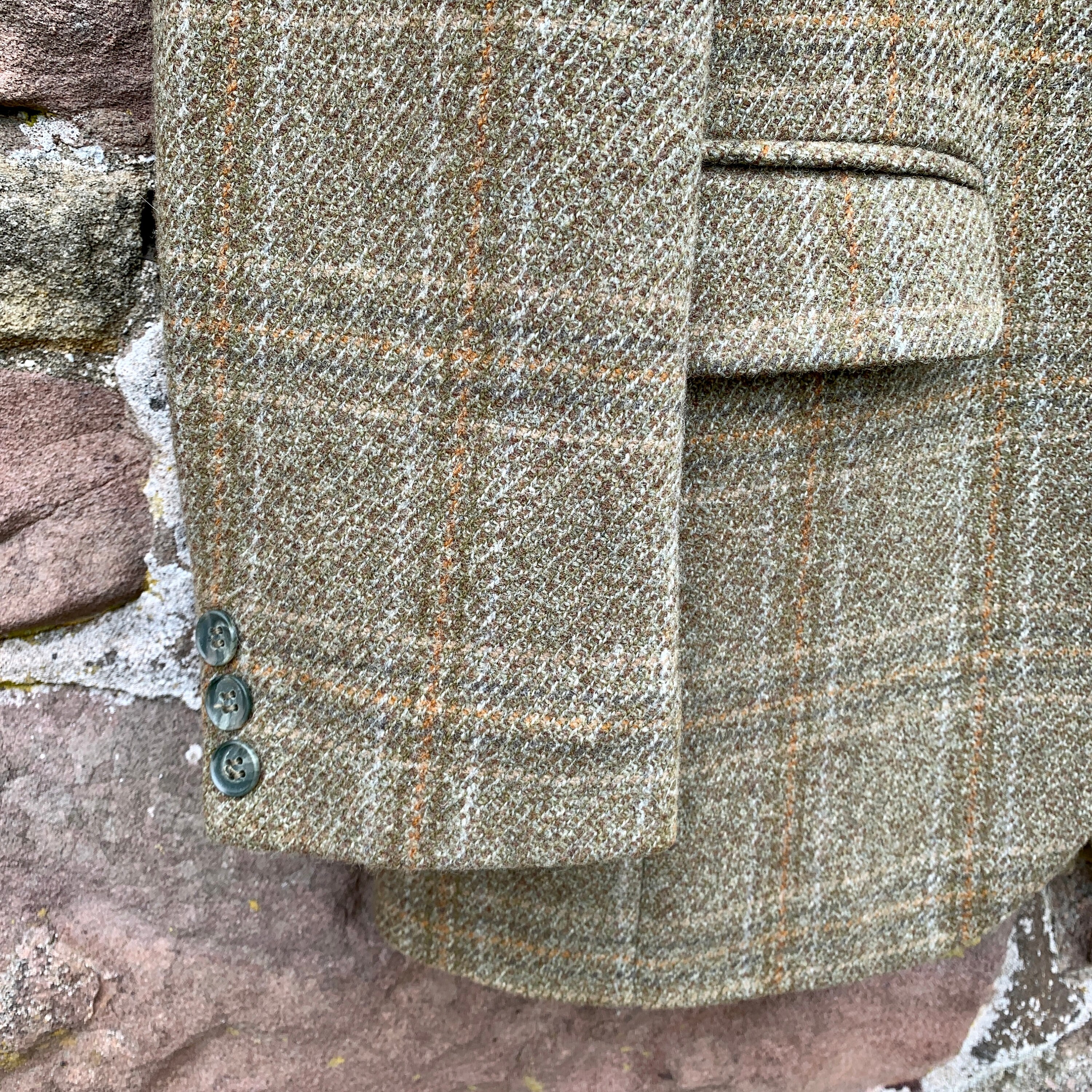 DUNN & Co JACKET / Harris Tweed JACKET / Vintage 2 Button Old