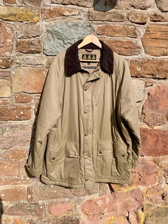 Barbour ジャケット 38 ベージュ Men's Barbour BEAUFORT A962 Lightweight Jacket Beige Cotton/ Poly
