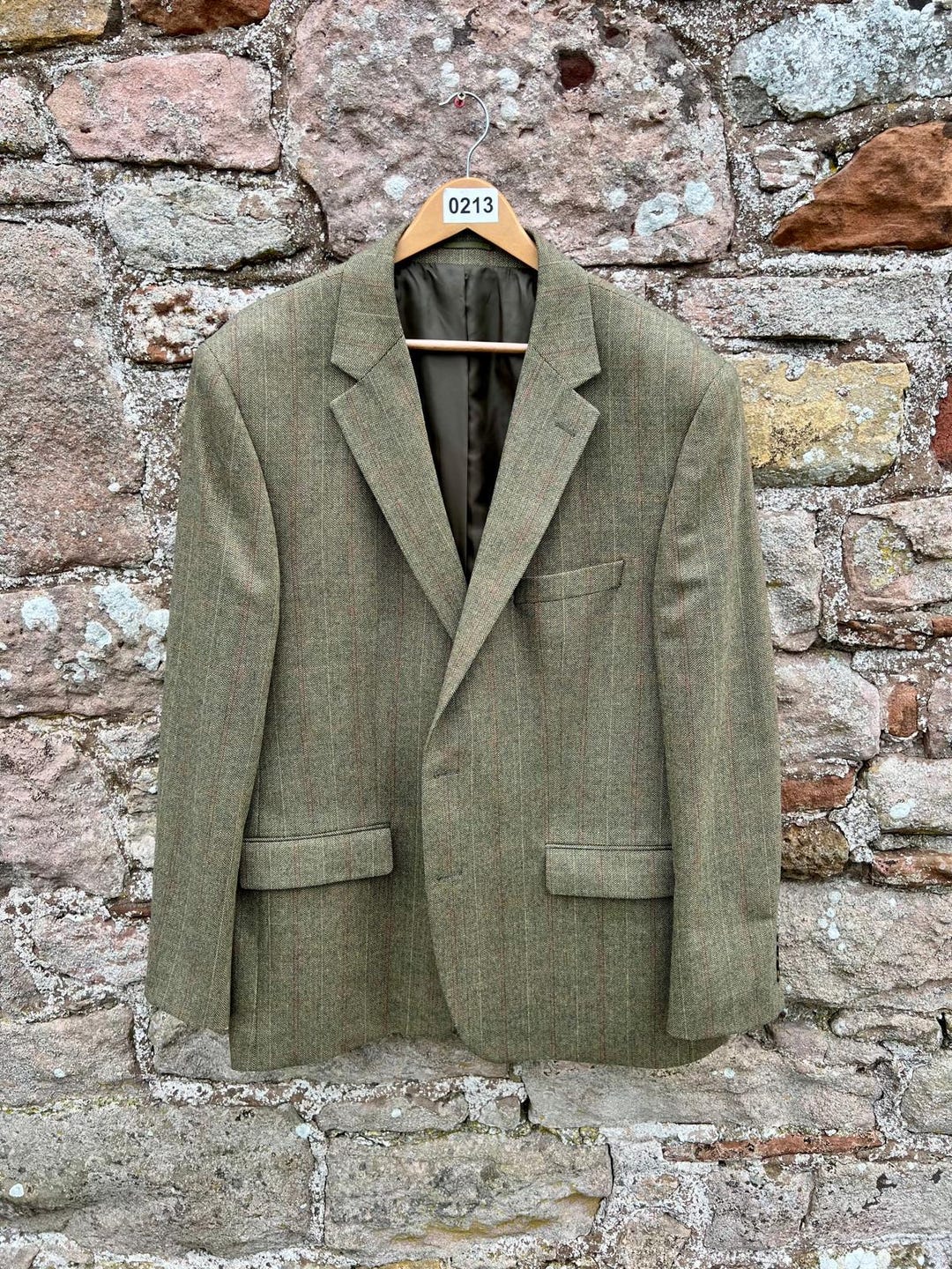 MENS HACKING JACKET - Vintage 2 Button Tweed Check Hacking or Sports ...