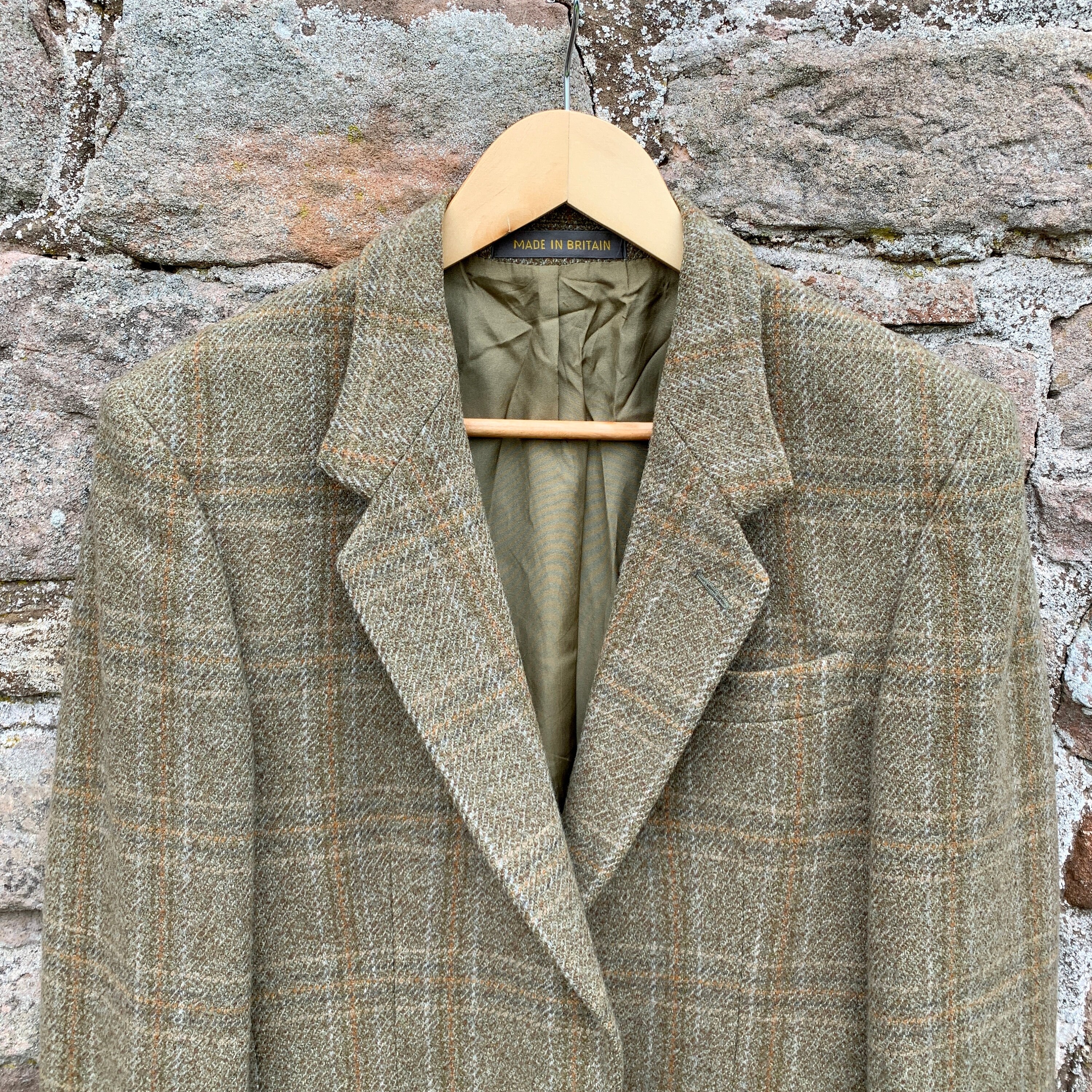ジャケット・アウター DUNN & CO. HARRIS TWEED HACKING JACKET DUNN & Co JACKET / Harris Tweed JACKET / Vintage 2 Button Old