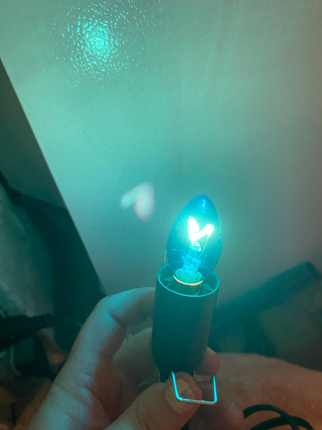 C7 Christmas Lights Lighter Blue Replacement Bulbs 120v 5w Etsy