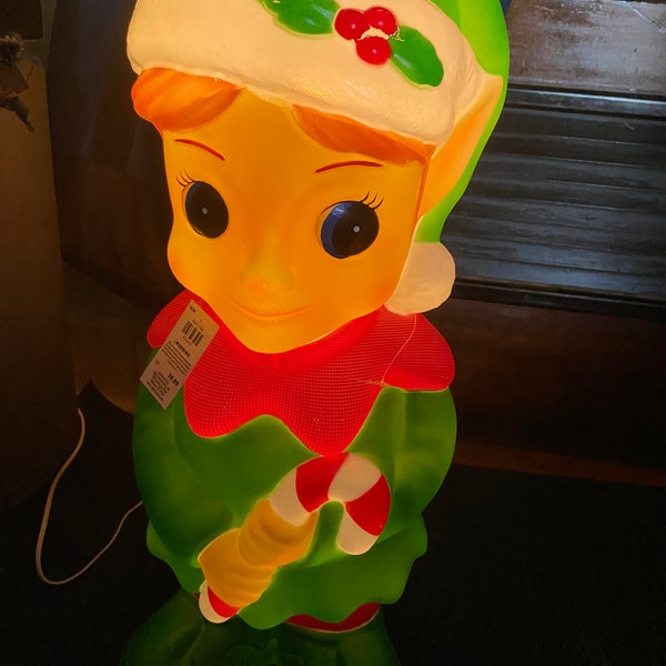 Blow Mold Elf Etsy