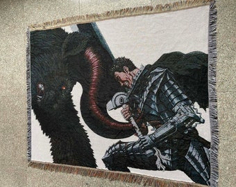 Berserk Woven Throw Blanket/ Tapestry Wall Art