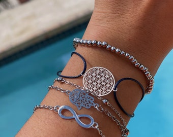 Bracelets set for women,  sterling silver. Great gift for women