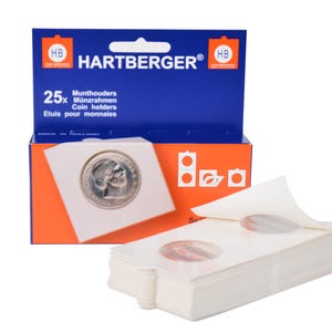 Portamonedas autoadhesivos de cartón (25 unidades) - Hecho en Holanda - Hartberger.nl