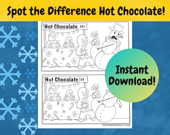 Spot the Difference Hot Chocolate