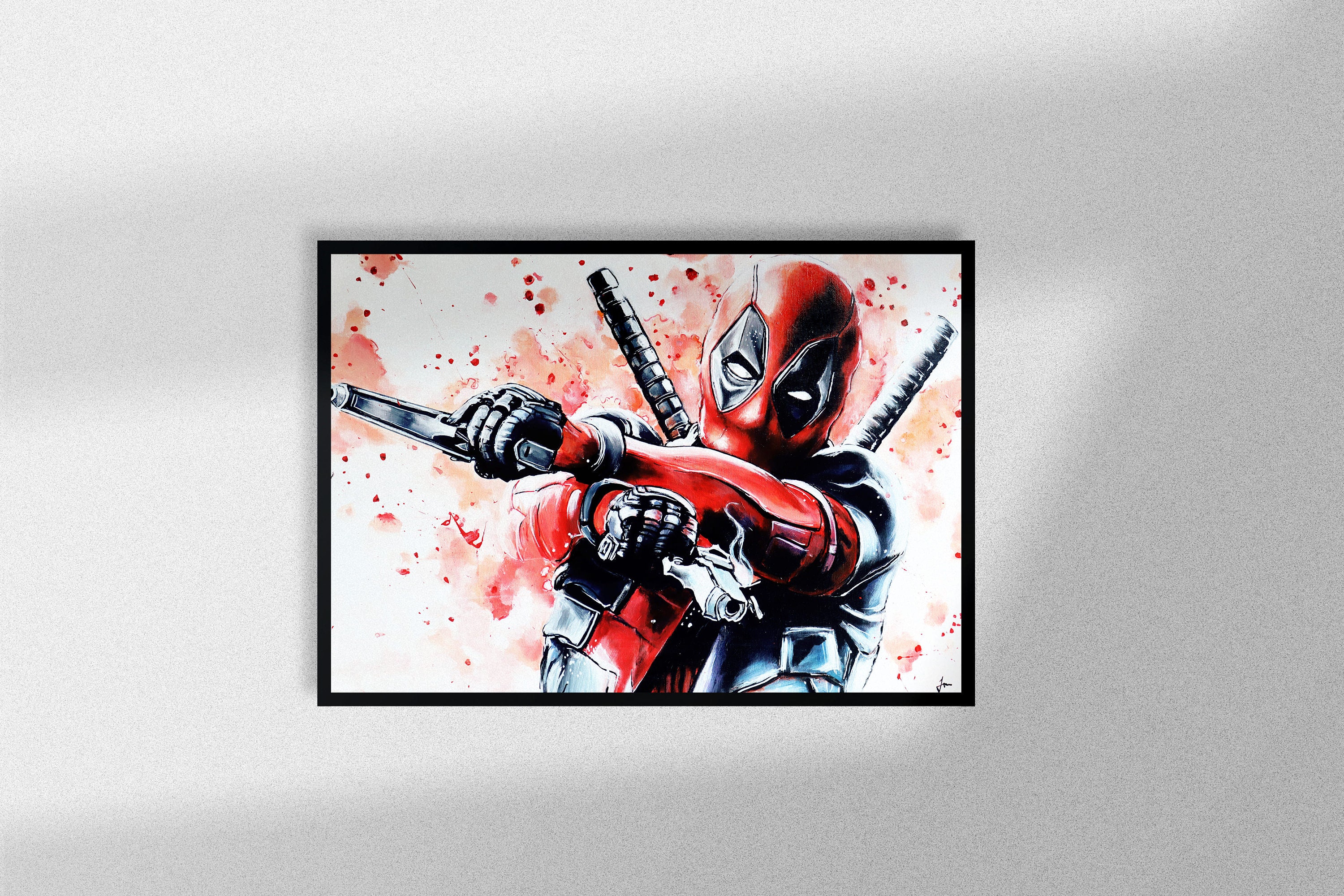 DEADPOOL 3 MOVIE POSTER MARVEL FILM A4 Wall ART PRINT CINEMA A4