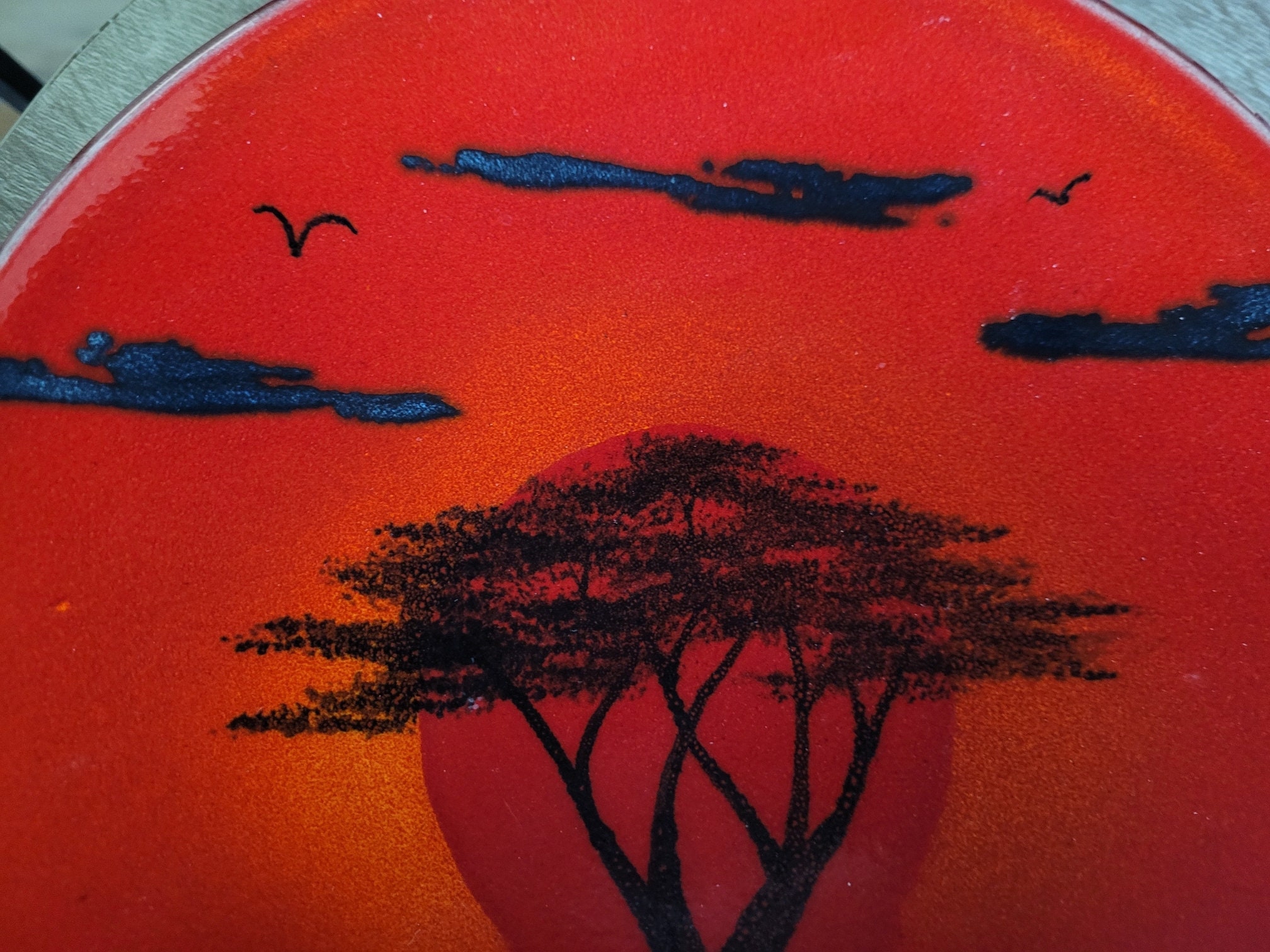 Poole Pottery Plate African Sky Etsy