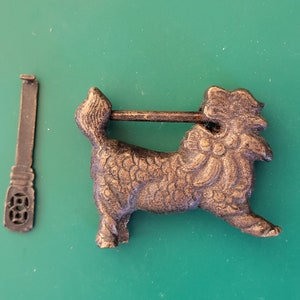 Vintage Zodiac Lion Chinese lock
