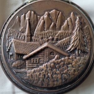 Bas Relief Small Copper Pan