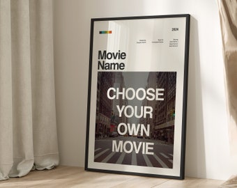 Custom Movie Poster | Personalized Movie Poster Print