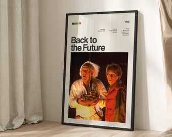 Back to The Future Movie Poster | Movie Poster Print