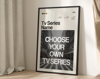 Custom Tv Series Poster | Personalized Tv Series Poster Print | Customized Tv Show Wall Art