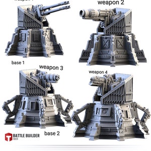 Battle tech terrain turrets by txarli Factory RPG