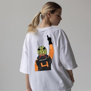 Lando Norris F1 T-Shirt, Formula 1 Fan Gift, Victory Celebration T-Shirt, McLaren Racing T-Shirt, Motorsport Apparel, F1 Driver Merch, F1