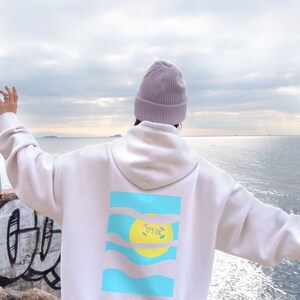 Unisex Custom Hoodie, Oversize Sweatshirt, Sun Hoody