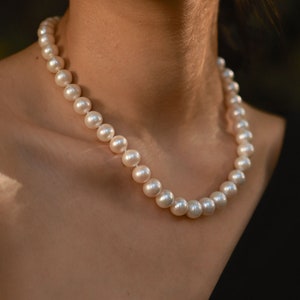 Custom Akoya Sea Pearl Choker, Natural White Akoya Pearl Necklace, High Luster Pearl Necklace, Bridal Pearl Choker, Layering Pearl Necklace