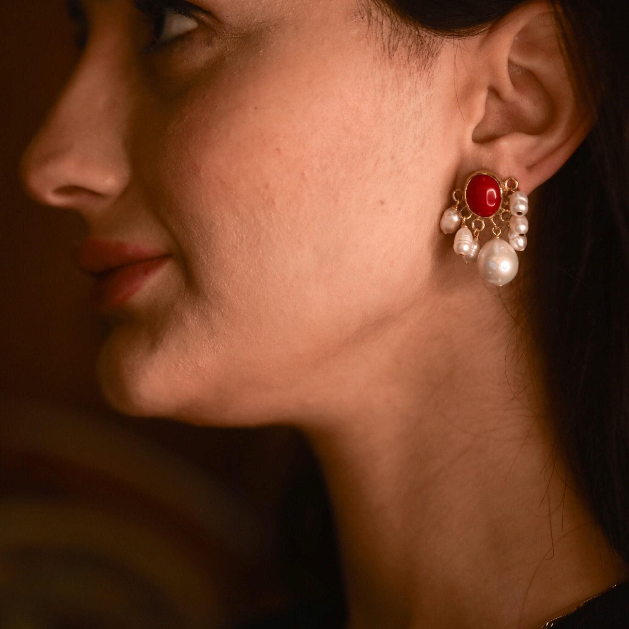 Pearl Chandelier Earrings