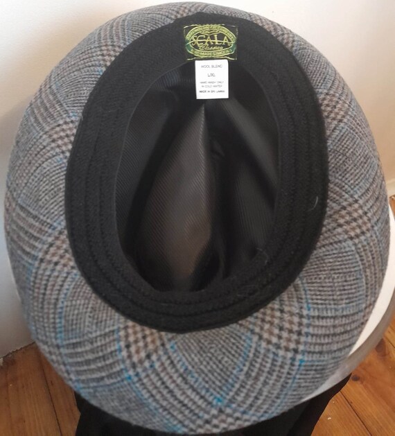 Scala Quality Handmade Wool Blend Check Hat L/XL … - image 7