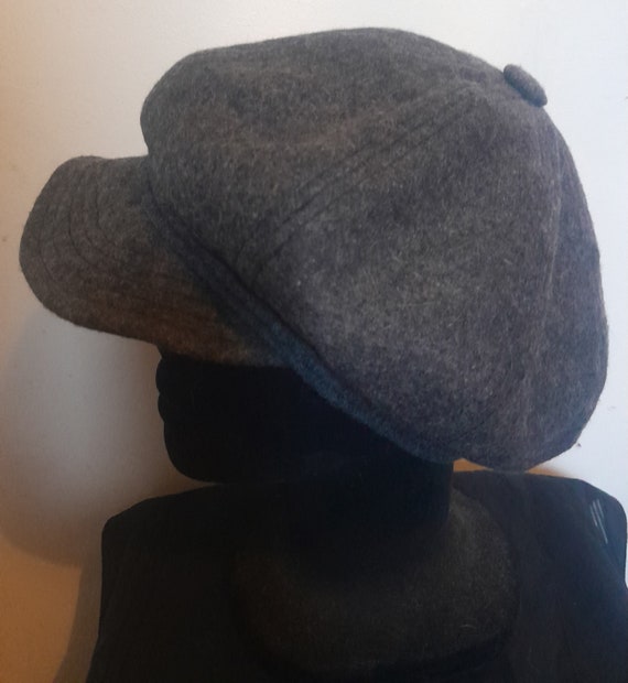 Scala Pronto Grey Wool Blend Cap One Size As New - image 2