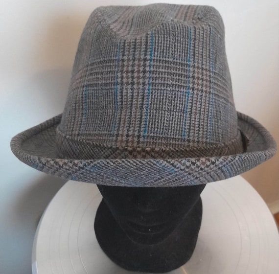 Scala Quality Handmade Wool Blend Check Hat L/XL … - image 2