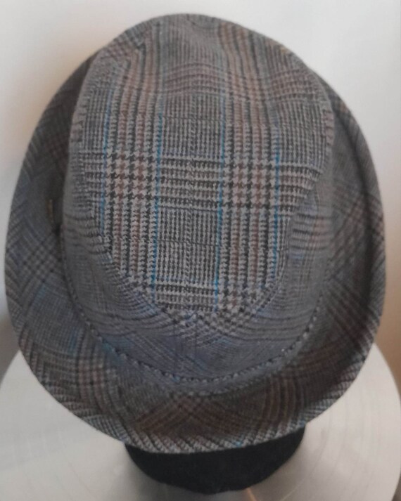 Scala Quality Handmade Wool Blend Check Hat L/XL … - image 6