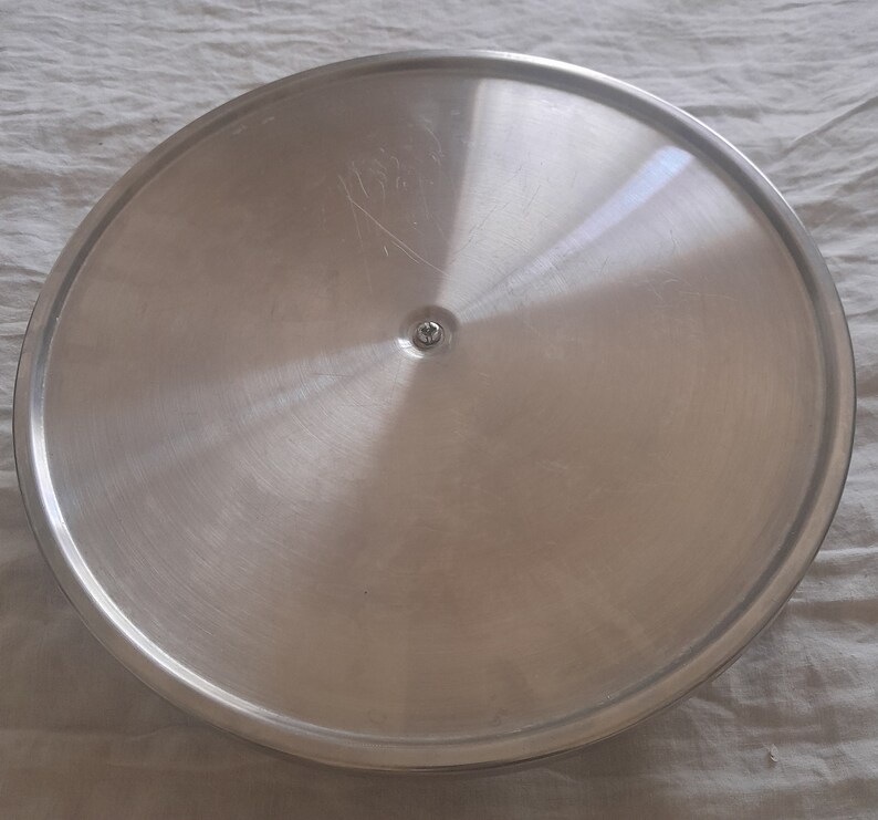 Winco Stainless Steel Round Cake Stand - Thumbnail 2