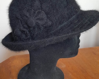 Vintage Jennifer Moore Wool Cloche Hat - Made in Italy - Etsy