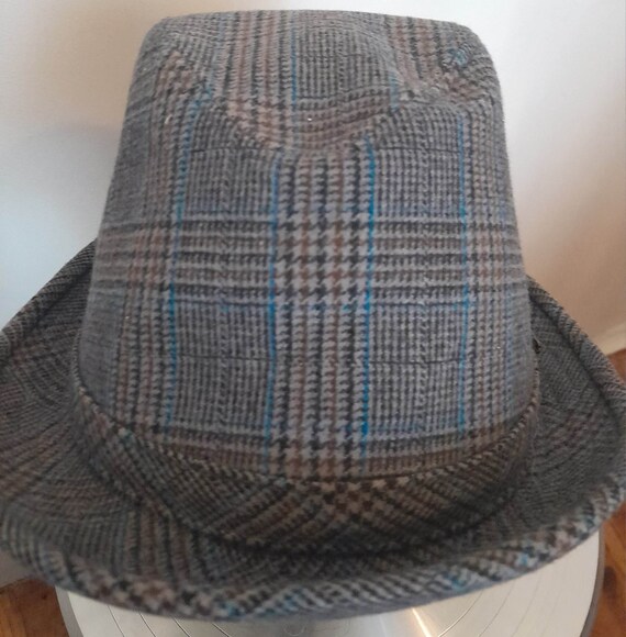 Scala Quality Handmade Wool Blend Check Hat L/XL … - image 5