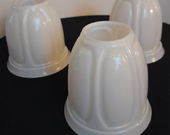 Vintage White Glass Art Deco Style Lamp Shades Vintage Style New