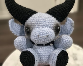 Crochet Baphomet Doll, Amigurumi Baphomet (no pentagram)