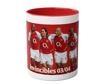 Arsenal FC Invincibles Two-Tone Coffee Mug, 11oz | Football Fanware